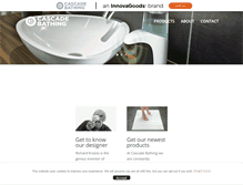 Tablet Screenshot of cascadebathing.com
